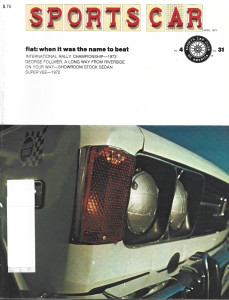 SPORTS CAR 1973 APR - FIAT, GEORGE FOLLMER, SUPER VEE '72